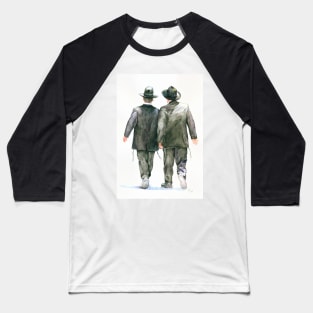 Conversation walking in Jerusalem (ובלכתך בדרך) Baseball T-Shirt